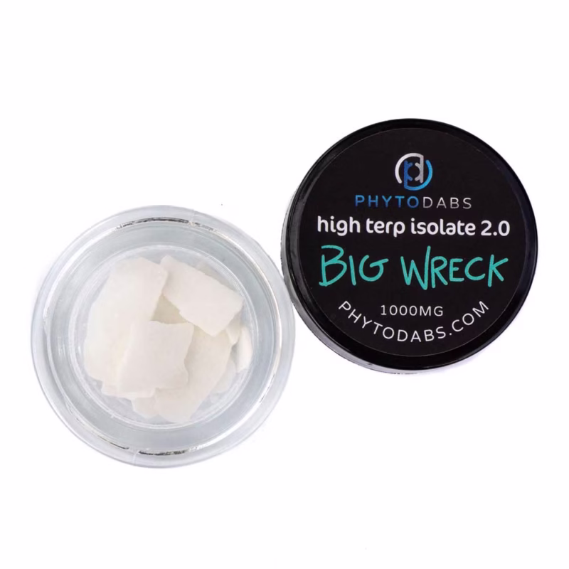 Big Wreck Dabs - High Terp Isolate CBD Isolate Dabs With Terpenes