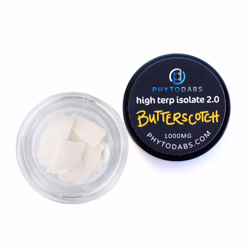 Butterscotch Dabs - High Terp Isolate CBD Isolate Dabs With Terpenes