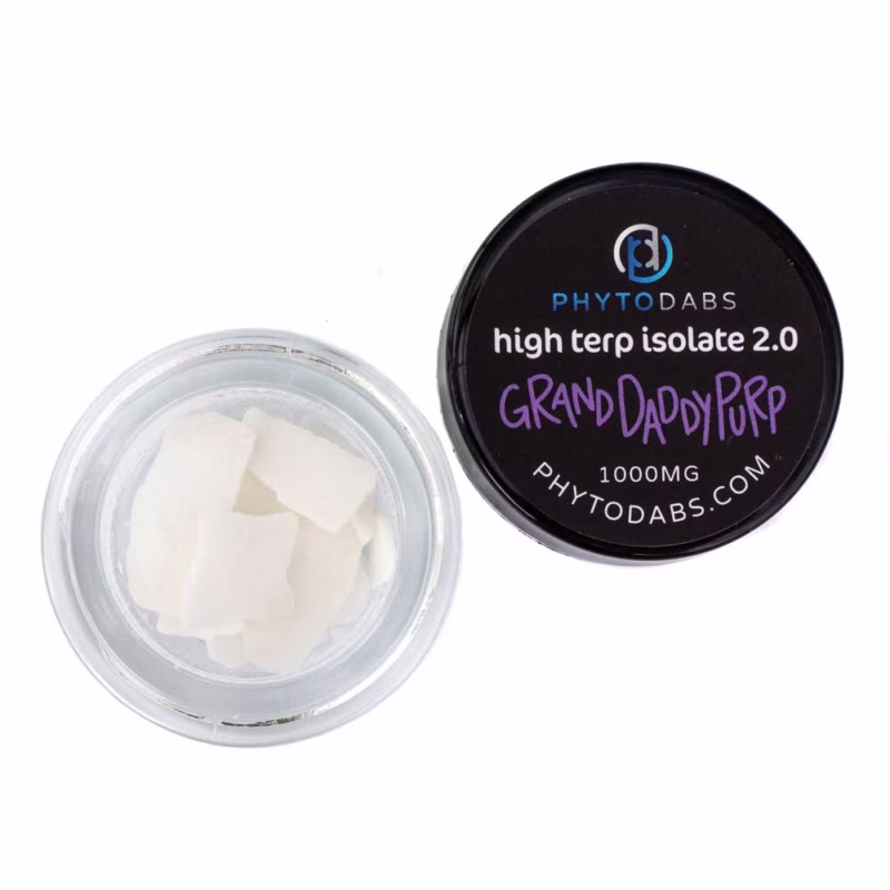 Grand Daddy Purple Dabs - High Terp Isolate CBD Isolate Dabs With Terpenes