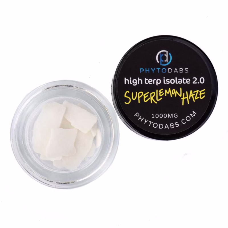 Super Lemon Haze Dabs - High Terp Isolate CBD Isolate Dabs With Terpenes