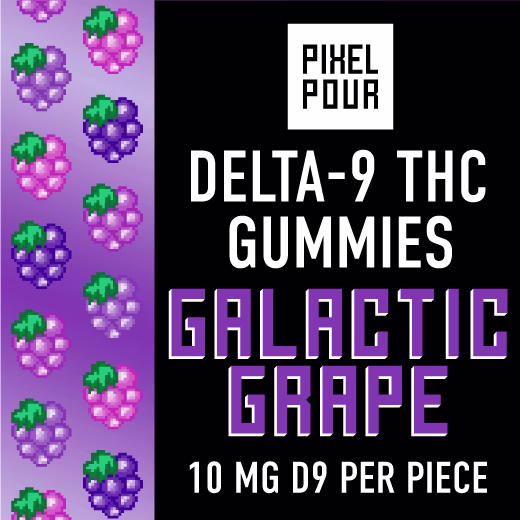 Delta-9 THC Gummies - 10mg D9 - Galactic Grape