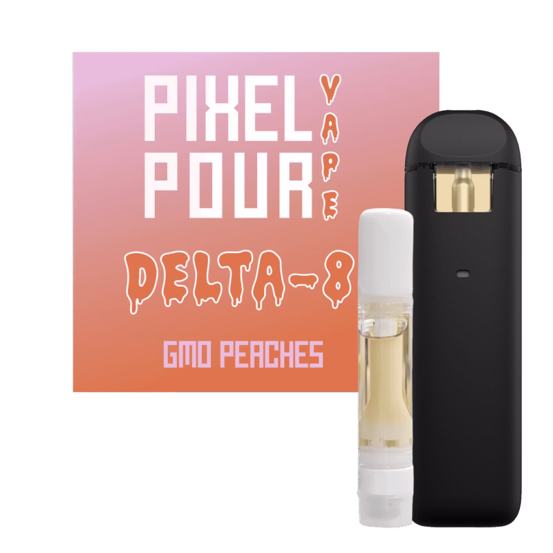 GMO Peaches Hemp Vape With Delta-8
